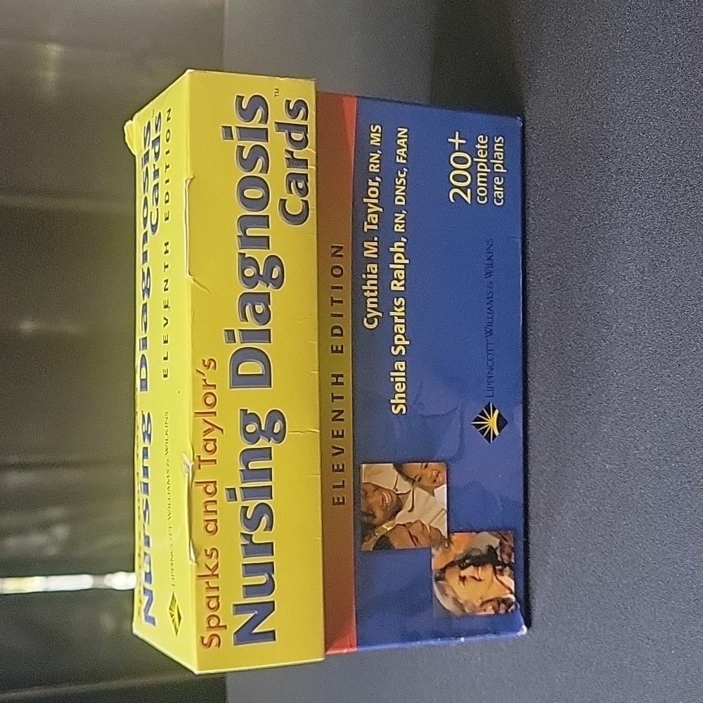 Sparks and Taylor Nursing Diagnosis Cards